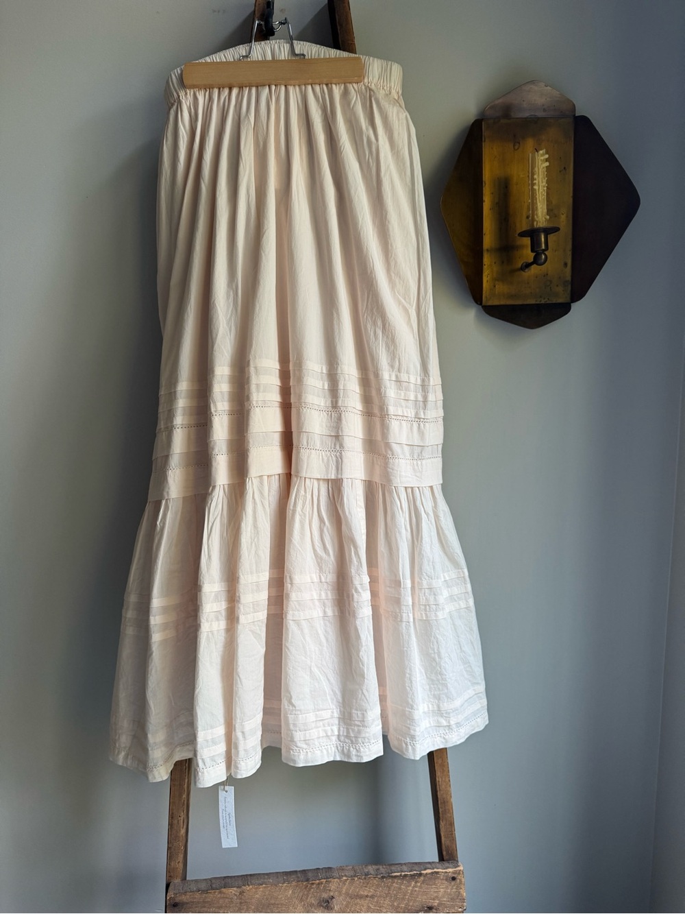 Christy Dawn Gabrielle Skirt in Pearl